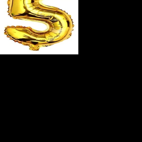 GLOBO NUMERO 5 DORADO 5G 40 C.12